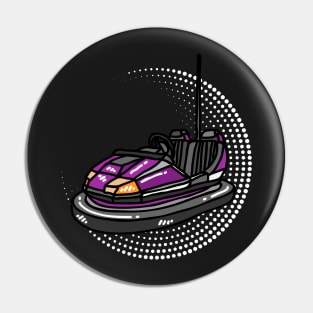 Purple Bumper Car Pin