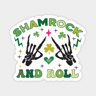 Shamrock and Roll Magnet