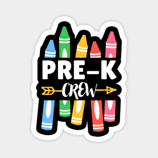 Back To School Pre-K Crew Magnet