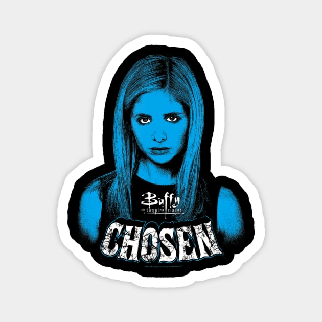 Buffy the Vampire Slayer Chosen Blue Portrait Magnet by defreitasysou