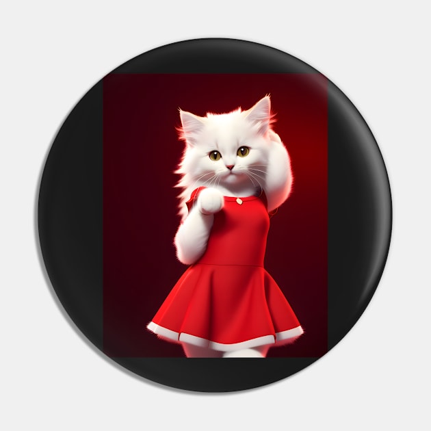 Dancing cat - Modern digital art Pin by Ai-michiart