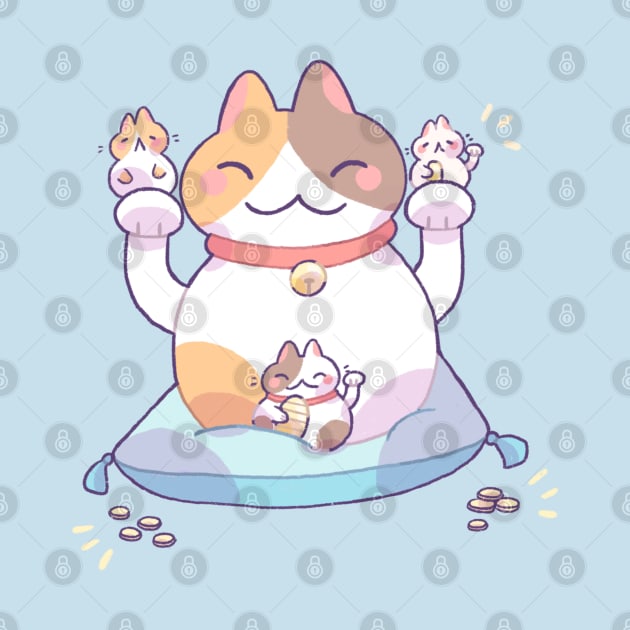 Lucky cats by Milkkoyo