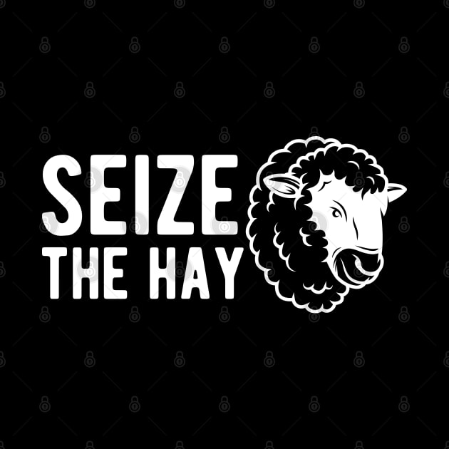 Sheep - Seize the Hay by KC Happy Shop
