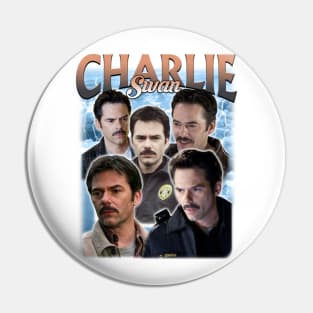 Charlie Swan Twilight Team Charlie TWILight Pin