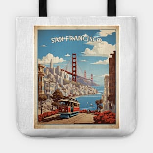 San Francisco California United States of America Tourism Vintage Tote