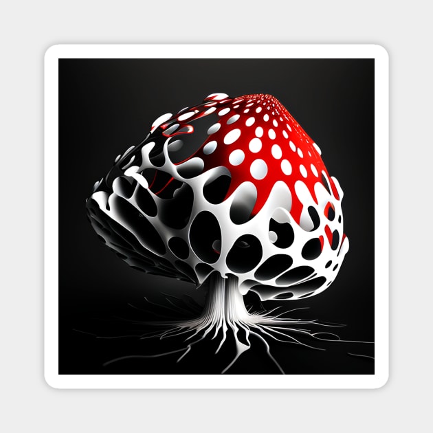 Fly agaric 2 Magnet by knolios