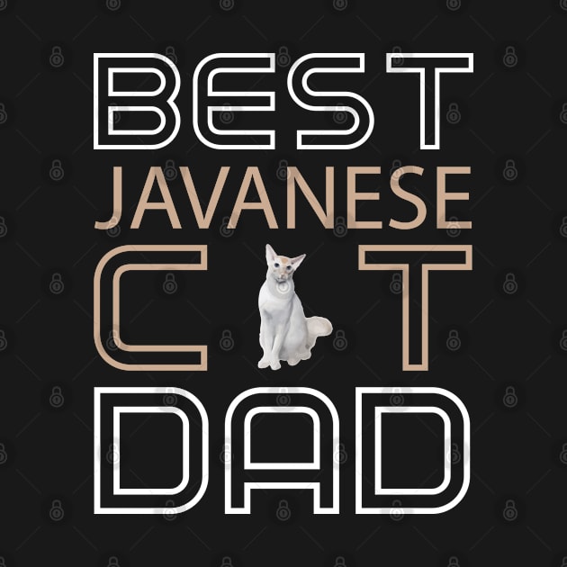 Best Javanese Cat Dad by AmazighmanDesigns