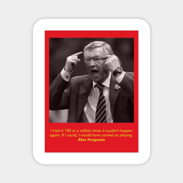 Sir Alex Ferguson Magnet by GS