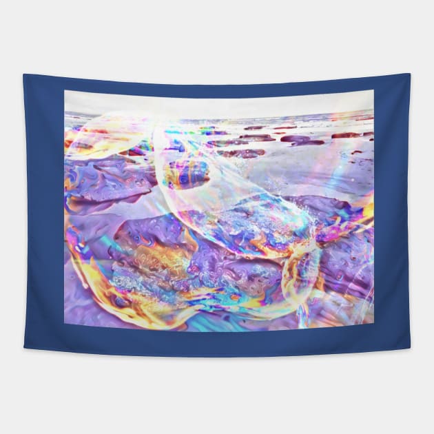 Shoreline Mirage Tapestry by Minxylynx4