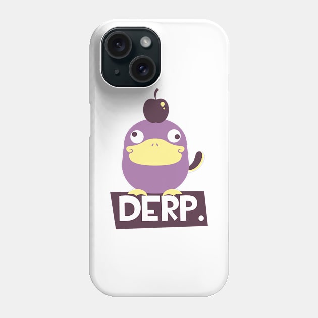 derp duck Phone Case by positivedesigners