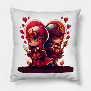 Celebrate love with a royal couple and their sceptres Pillow