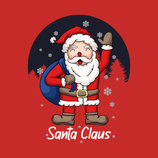 Funny Santa Christmas Love Winter Gift 2021 T-Shirt