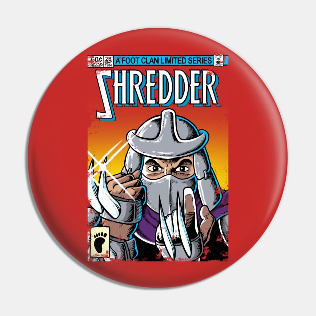 Shredder Pin by Barbadifuoco