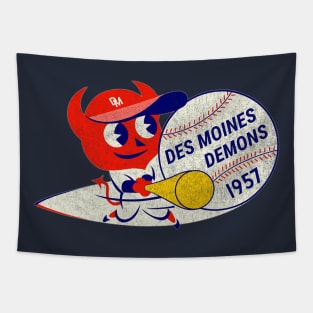 Vintage Des Moines Demons Baseball 1925 Tapestry