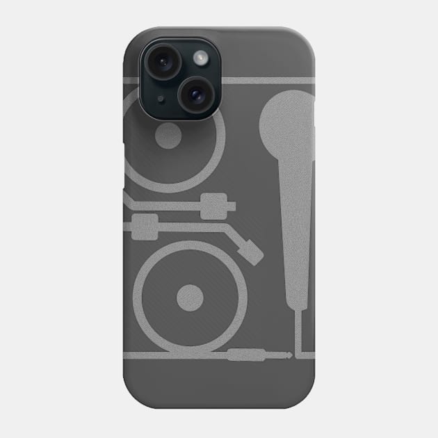 2 Turntables and a Microphone Phone Case by smallbrushes