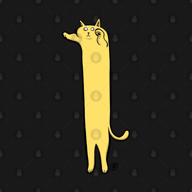 Cat looking yellow by oscarsanchez