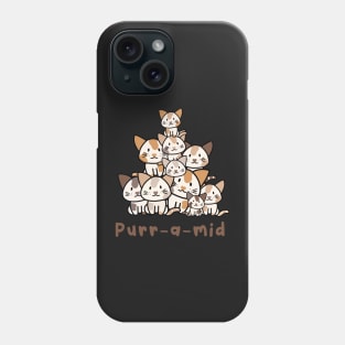 Purr-a-mid Phone Case