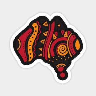 Awesome Aboriginal Art Magnet