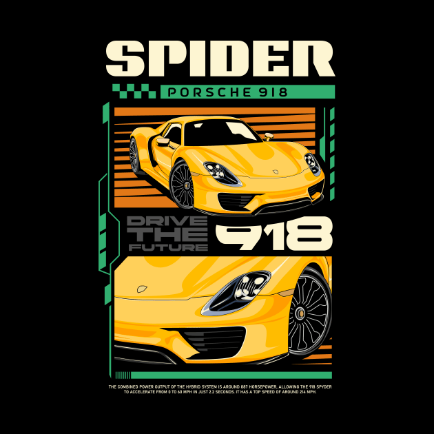 Spyder Porsche 918 by Harrisaputra