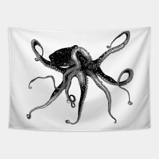 Cosmic Octopus Tapestry