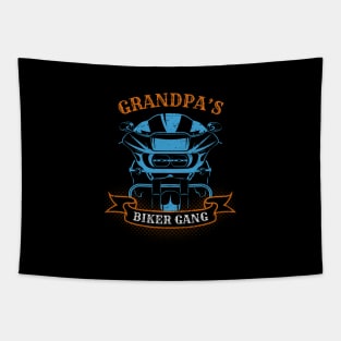 Grandpa's Biker Gang Father's Day Tapestry