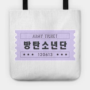 ARMY ticket Tote