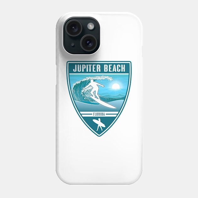 Surf Jupiter Beach Florida Phone Case by Jared S Davies