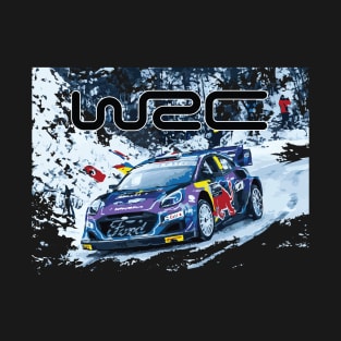 WRC ford puma - Sebastien loeb Rally1 M-Sport Isabelle Galmiche T-Shirt