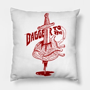 dagger to the heart Pillow