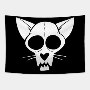 Cat Skull Tapestry