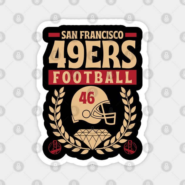 San Francisco 49ERS 1946 Edition 2 Magnet by Astronaut.co