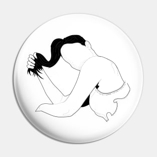 Black & white Elegant Art 18 Pin