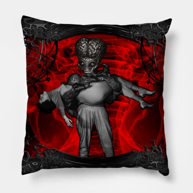 THIS ISLAND EARTH 1 (1955) Pillow by GardenOfNightmares