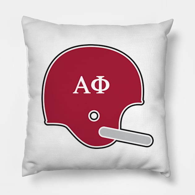 Alabama Alpha Phi Retro Helmet Pillow by Rad Love