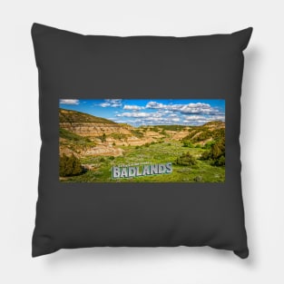 North Dakota Badlands Pillow