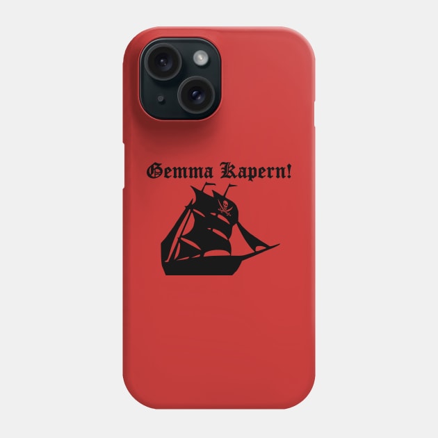 Gemma Kapern! Black Phone Case by ScaarAT