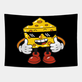 thug life cheese Tapestry