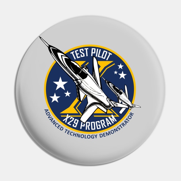 Test Pilot - X29 Program Pin by TCP