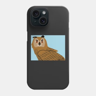 Owl, bird of prey Phone Case