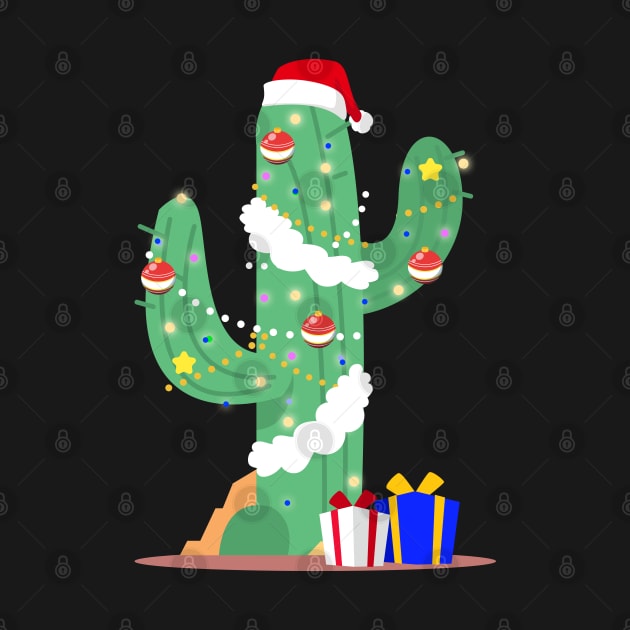 Funny Cactus Christmas Tree Desert Decorated Gifts by interDesign