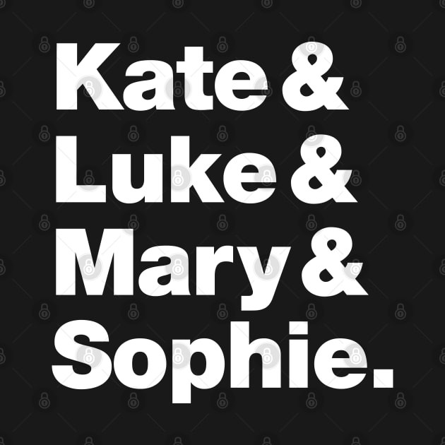 Batwoman Character Names - Kate Kane, Luke Fox, Mary Hamilton & Sophie Moore by viking_elf