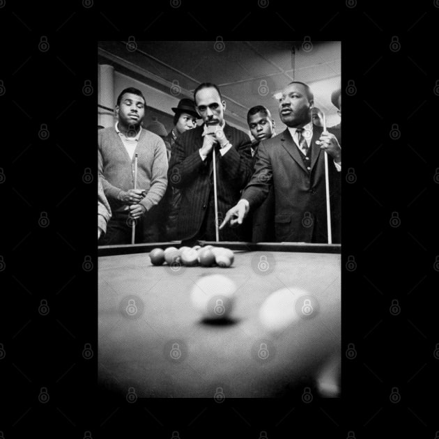 Martin Luther King Jr. playing Pool by Ace20xd6