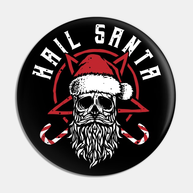 hail santa christmas satanic santa Pin by A Comic Wizard