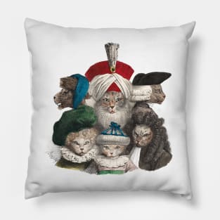 Victorian Cats Pillow