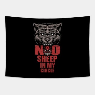 No Sheep in my Circle Tapestry