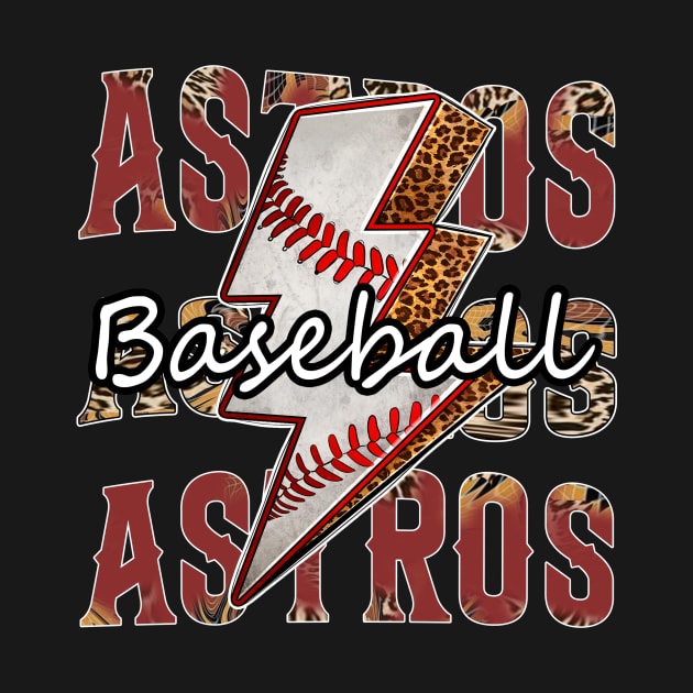 Graphic Baseball Astros Proud Name Team Vintage by WholesomeFood