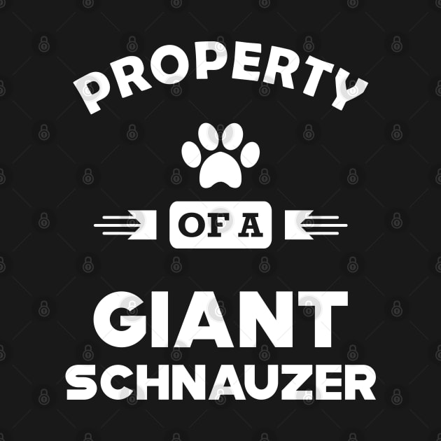 Giant Schnauzer - Property of a giant schnauzer by KC Happy Shop