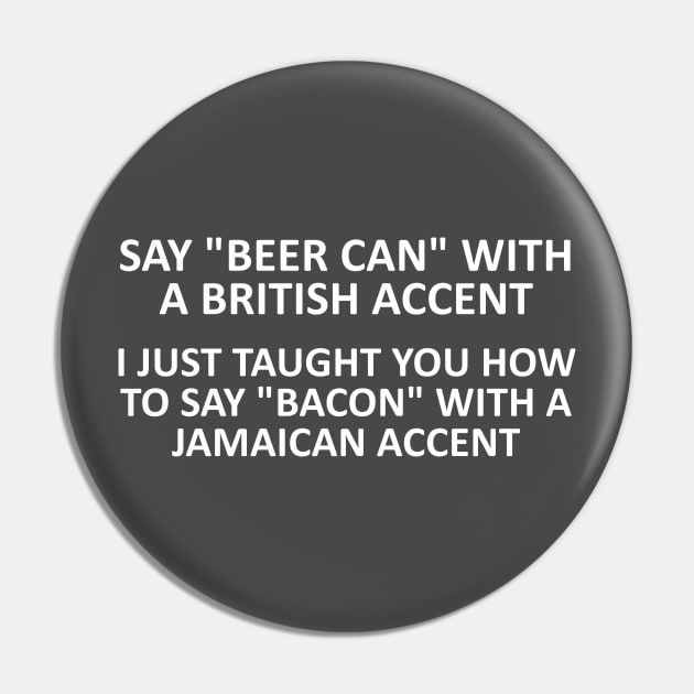 British & Jamaican Accent Pin by benhonda2