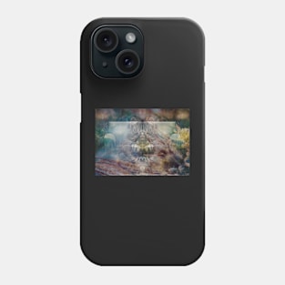 The three-eyed cat on the sofa in the forest Phone Case