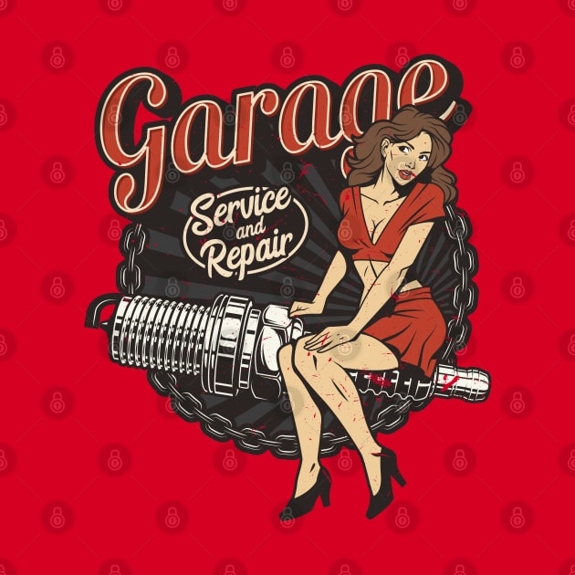 Garage Service and Repair by funkymonkeytees